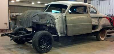 1951 Hudson Coupe rally car restoration